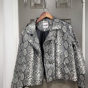 Snake Leather Jacket